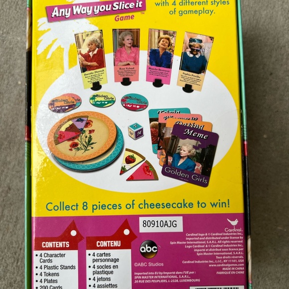 Golden Girls "Any Way You Slice It" Game - Picture 3 of 6